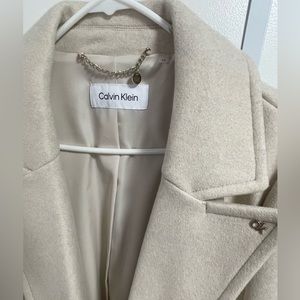 CALVIN KLEIN BEIGE COAT